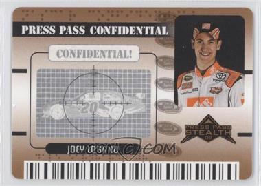 2009 Press Pass Stealth - Confidential - Classified Bronze #PC 13 - Joey Logano