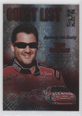 2009 Press Pass VIP - Guest List #GL 4 - Tony Stewart