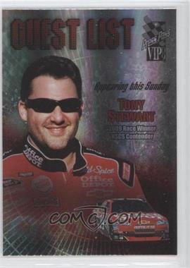 2009 Press Pass VIP - Guest List #GL 4 - Tony Stewart