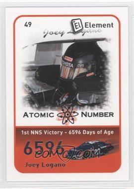 2009 Wheels Element - [Base] #49 - Atomic Number - Joey Logano