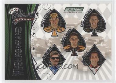 2009 Wheels Main Event - [Base] #38 - Winning Hand - Matt Kenseth, Carl Edwards, David Ragan, Jamie McMurray, Greg Biffle