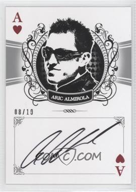 2009 Wheels Main Event - Mark Autographs - Hearts #_ARAL - Aric Almirola /10