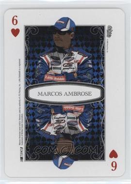2009 Wheels Main Event - Playing Cards - Red #6H - Marcos Ambrose