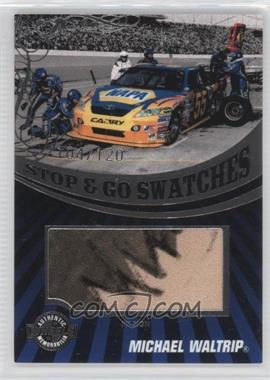 2009 Wheels Main Event - Stop & Go Swatches - Pit Sign #SGS-MW - Michael Waltrip /120