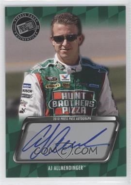 2010 Press Pass - Autographs #_AJAL - NASCAR Sprint Cup Series - A.J. Allmendinger