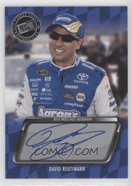2010 Press Pass - Autographs #_DARE - NASCAR Sprint Cup Series - David Reutimann