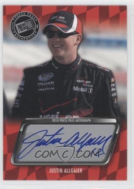 2010 Press Pass - Autographs #_JUAL - Justin Allgaier