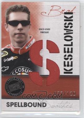 2010 Press Pass Eclipse - Spellbound Swatches #SS-BK8 - Brad Keselowski /120