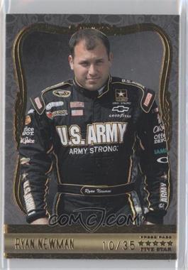 2010 Press Pass Five Star - [Base] #19 - Ryan Newman /35