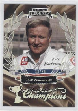 2010 Press Pass Legends - [Base] - Holo #75 - Champions - Cale Yarborough /50