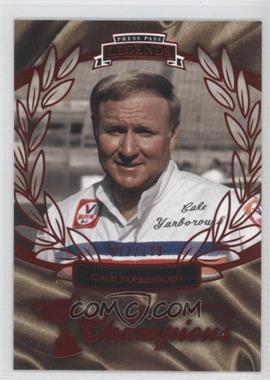 2010 Press Pass Legends - [Base] - Red #75 - Champions - Cale Yarborough /199