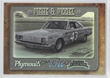 2010 Press Pass Legends - Make & Model - Blue Holo #M&M4 - Plymouth Belvedere GTX /99