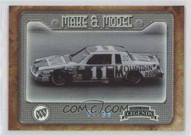 2010 Press Pass Legends - Make & Model - Blue Holo #M&M7 - Buick /99