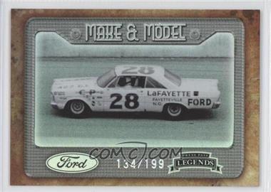 2010 Press Pass Legends - Make & Model - Silver Holo #M&M3 - Ford Galaxie 500 /199