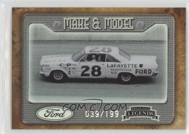 2010 Press Pass Legends - Make & Model - Silver Holo #M&M3 - Ford Galaxie 500 /199