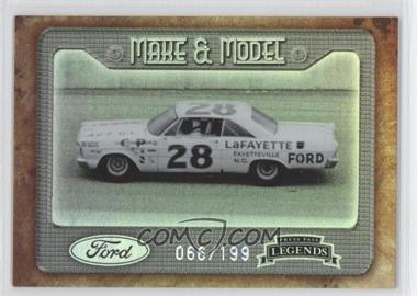 2010 Press Pass Legends - Make & Model - Silver Holo #M&M3 - Ford Galaxie 500 /199