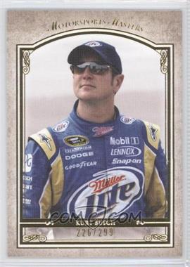 2010 Press Pass Legends - Motorsports Masters - Gold #MM-KUB - Kurt Busch /299