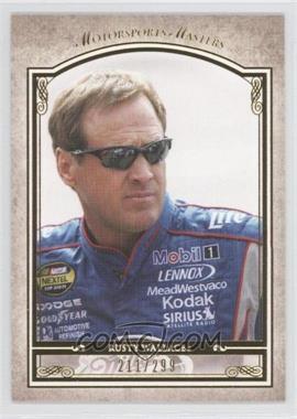 2010 Press Pass Legends - Motorsports Masters - Gold #MM-RW - Rusty Wallace /299