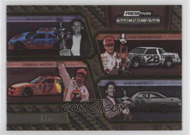 2010 Press Pass Showcase - [Base] - Gold 2nd Gear #29 - Classic Collections - Richard Petty, Cale Yarborough, Darrell Waltrip, Mario Andretti /125