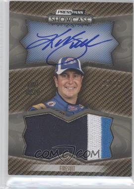 2010 Press Pass Showcase - Prized Pieces Ink Memorabilia - Gold #PPI-KUB - Kurt Busch /25