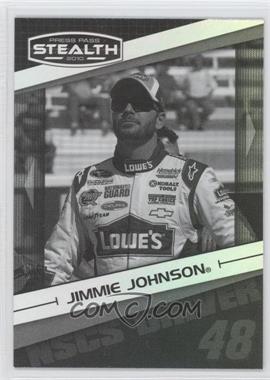 2010 Press Pass Stealth - [Base] - Black and White #15 - Jimmie Johnson
