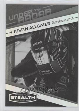 2010 Press Pass Stealth - [Base] - Black and White #88 - Under the Radar - Justin Allgaier
