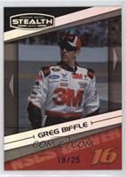 Greg Biffle #/25