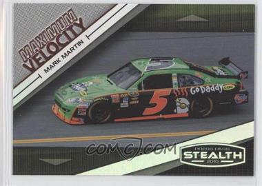 2010 Press Pass Stealth - [Base] #56 - Maximum Velocity - Mark Martin