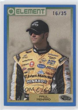 2010 Wheels Element - [Base] - Blue #32 - Paul Menard /35