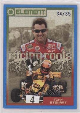 2010 Wheels Element - [Base] - Blue #97 - Racing Roots - Tony Stewart /35 [EX to NM]