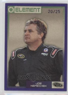 2010 Wheels Element - [Base] - Purple #27 - Joe Nemechek /25