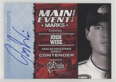 2010 Wheels Main Event - Marks - Blue #_JOWI - Josh Wise /35