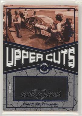 2010 Wheels Main Event - Upper Cuts - Blue #UC-DR - David Reutimann /75