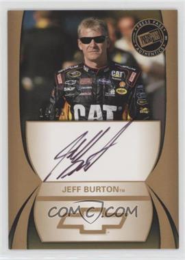 2011 Press Pass - Autographs - Gold #_JEBU - Jeff Burton /25