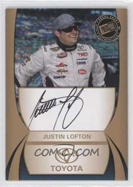 2011 Press Pass - Autographs - Gold #_JULO - Justin Lofton /25