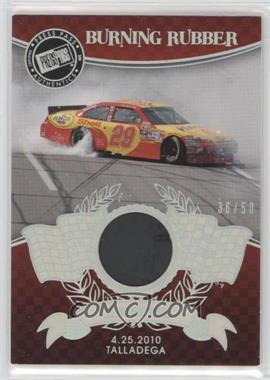 2011 Press Pass - Burning Rubber Race-Used Tire - Holo #BR-KH - Kevin Harvick /50