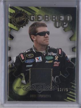 2011 Press Pass - Geared Up Race-Used - Gold #GU-CE - Carl Edwards /75