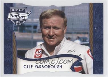 2011 Press Pass Fanfare - [Base] - Blue Die-Cut #95 - Cale Yarborough