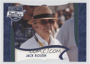 2011 Press Pass Fanfare - [Base] - Blue Die-Cut #98 - Jack Roush