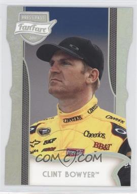 2011 Press Pass Fanfare - [Base] - Holofoil Die-Cut #5 - Clint Bowyer