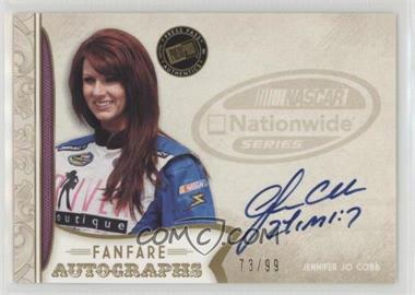 2011 Press Pass Fanfare - Fanfare Autographs - Gold #FA-JJC - Jennifer Jo Cobb /99