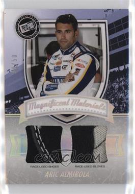 2011 Press Pass Fanfare - Magnificent Materials - Dual Swatches #MM-AA2 - Aric Almirola /50