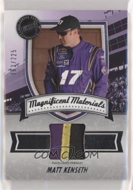 2011 Press Pass Fanfare - Magnificent Materials #MM-MK - Matt Kenseth /225