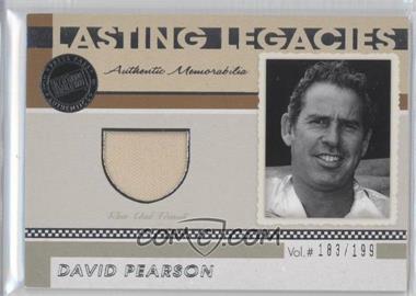 2011 Press Pass Legends - Lasting Legacies Memorabilia #LL-DP - David Pearson /199