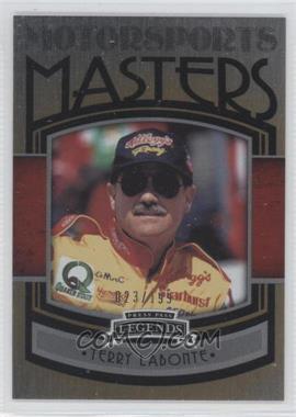 2011 Press Pass Legends - Motorsports Masters - Brushed Foil #MM 10 - Terry Labonte /199