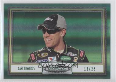 2011 Press Pass Showcase - [Base] - Green #46 - Masterpieces - Carl Edwards /25