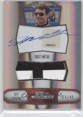 2011 Press Pass Showcase - Prized Pieces Ink Memorabilia - Silver #PPI-JG - Jeff Gordon /45