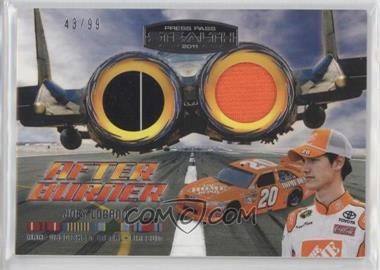 2011 Press Pass Stealth - After Burner Race-Used - Silver #AB-JL - Joey Logano /99