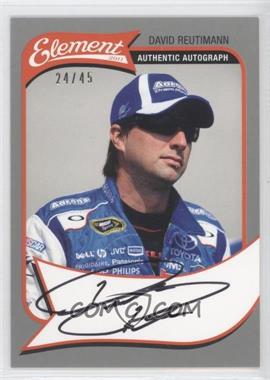 2011 Wheels Element - Autographs - Silver #_DARE - David Reutimann /45