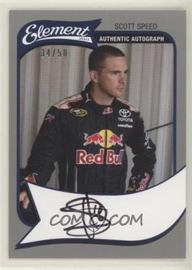 2011 Wheels Element - Autographs - Silver #_SCSP - Scott Speed /50